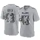 ＃43 Youth Kemon Hall Gray Game Dallas Cowboys Atmosphere Fashion Jersey