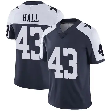 ＃43 Youth Kemon Hall Navy Limited Dallas Cowboys Alternate Vapor Untouchable Jersey