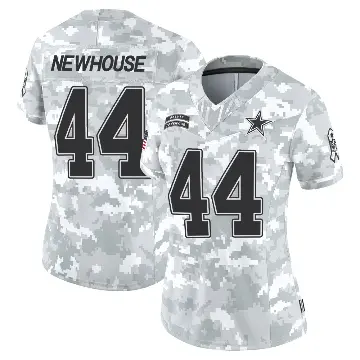 ＃44 Women's Robert Newhouse Arctic Camo Limited Dallas Cowboys 2024 Salute to Service Jersey