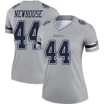 ＃44 Women's Robert Newhouse Gray Legend Dallas Cowboys Inverted Jersey