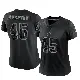 ＃45 Women's Matt Overton Black Limited Dallas Cowboys Reflective Jersey