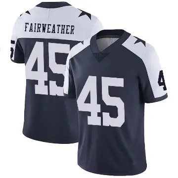 ＃45 Youth Rivaldo Fairweather Navy Limited Dallas Cowboys Alternate Vapor Untouchable Jersey