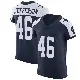 ＃46 Men's Malik Jefferson Navy Elite Dallas Cowboys Alternate Vapor Untouchable Jersey
