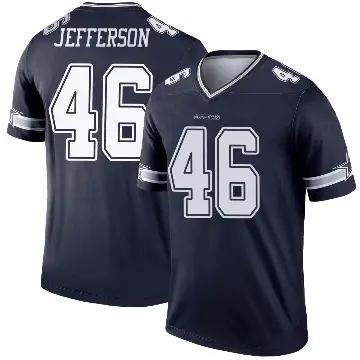 ＃46 Youth Malik Jefferson Navy Legend Dallas Cowboys Jersey