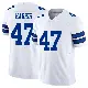 ＃47 Men's Darius Harris White Limited Dallas Cowboys Vapor F.U.S.E. Jersey