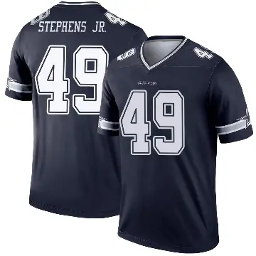 ＃49 Men's John Stephens Jr. Navy Legend Dallas Cowboys Jersey