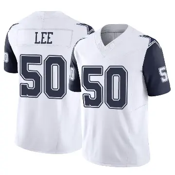 ＃50 Youth Sean Lee White Limited Dallas Cowboys 2nd Alternate Vapor F.U.S.E. Jersey