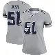 ＃51 Women's Devante Bond Gray Legend Dallas Cowboys Inverted Jersey