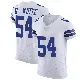 ＃54 Men's Randy White White Elite Dallas Cowboys Vapor Untouchable Jersey