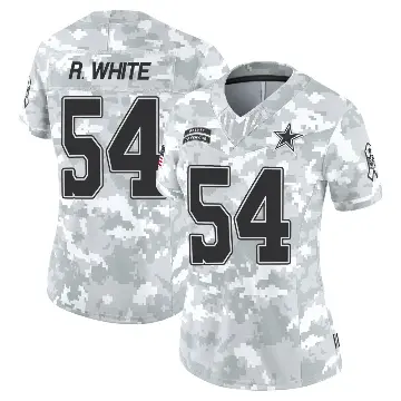＃54 Women's Randy White Arctic Camo Limited Dallas Cowboys 2024 Salute to Service Jersey