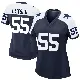 ＃55 Women's Carl Lawson Navy Game Dallas Cowboys Alternate Jersey