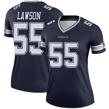 ＃55 Women's Carl Lawson Navy Legend Dallas Cowboys Jersey