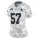 ＃57 Women's Jack Sanborn Arctic Camo Limited Dallas Cowboys 2024 Salute to Service Jersey