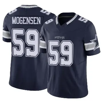 ＃59 Men's Brock Mogensen Navy Limited Dallas Cowboys Vapor F.U.S.E. Jersey