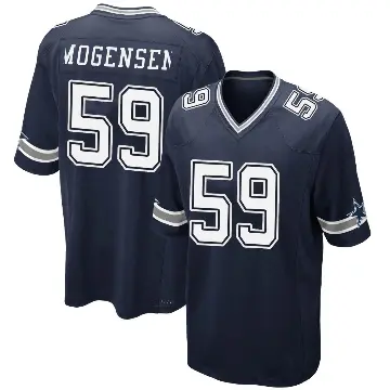 ＃59 Youth Brock Mogensen Navy Game Dallas Cowboys Team Color Jersey