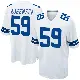 ＃59 Youth Brock Mogensen White Game Dallas Cowboys Jersey
