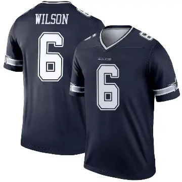 ＃6 Men's Donovan Wilson Navy Legend Dallas Cowboys Jersey