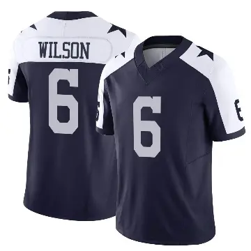 ＃6 Men's Donovan Wilson Navy Limited Dallas Cowboys Alternate Vapor F.U.S.E. Jersey