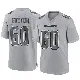 ＃60 Men's Tyler Guyton Gray Game Dallas Cowboys Atmosphere Fashion Jersey