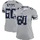 ＃60 Women's Tyler Guyton Gray Legend Dallas Cowboys Inverted Jersey