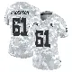 ＃61 Women's Jack Anderson Arctic Camo Limited Dallas Cowboys 2024 Salute to Service Jersey