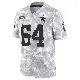 ＃64 Youth Dakoda Shepley Arctic Camo Limited Dallas Cowboys 2024 Salute to Service Jersey