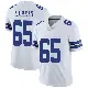＃65 Men's Austin Larkin White Limited Dallas Cowboys Vapor Untouchable Jersey