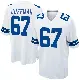 ＃67 Youth Brock Hoffman White Game Dallas Cowboys Jersey