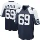 ＃69 Men's Ajani Cornelius Navy Blue Game Dallas Cowboys Throwback Jersey