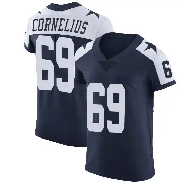 ＃69 Men's Ajani Cornelius Navy Elite Dallas Cowboys Alternate Vapor Untouchable Jersey