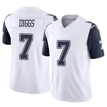 ＃7 Men's Trevon Diggs White Limited Dallas Cowboys 2nd Alternate Vapor F.U.S.E. Jersey