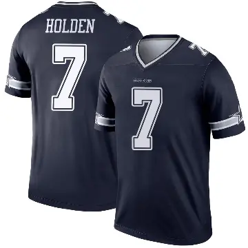 ＃7 Youth Traeshon Holden Navy Legend Dallas Cowboys Jersey