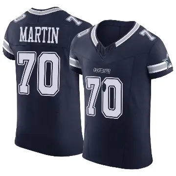 ＃70 Men's Zack Martin Navy Elite Dallas Cowboys Vapor F.U.S.E. Jersey