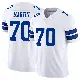 ＃70 Youth Zack Martin White Limited Dallas Cowboys Vapor F.U.S.E. Jersey