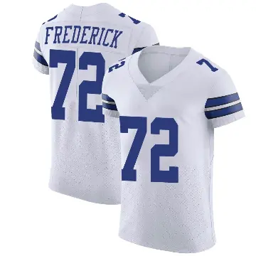＃72 Men's Travis Frederick White Elite Dallas Cowboys Vapor Untouchable Jersey