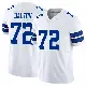 ＃72 Youth Jalen Dalton White Limited Dallas Cowboys Vapor F.U.S.E. Jersey