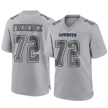＃72 Youth Travis Frederick Gray Game Dallas Cowboys Atmosphere Fashion Jersey