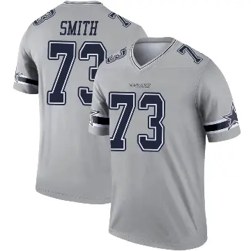 ＃73 Men's Tyler Smith Gray Legend Dallas Cowboys Inverted Jersey