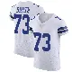 ＃73 Men's Tyler Smith White Elite Dallas Cowboys Vapor Untouchable Jersey