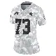 ＃73 Women's Joe Looney Arctic Camo Limited Dallas Cowboys 2024 Salute to Service Jersey