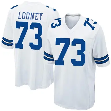 ＃73 Youth Joe Looney White Game Dallas Cowboys Jersey