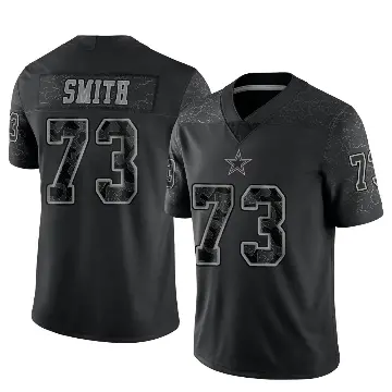 ＃73 Youth Tyler Smith Black Limited Dallas Cowboys Reflective Jersey