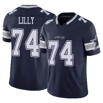 ＃74 Youth Bob Lilly Navy Limited Dallas Cowboys Vapor F.U.S.E. Jersey