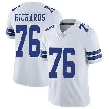 ＃76 Men's Asim Richards White Limited Dallas Cowboys Vapor Untouchable Jersey