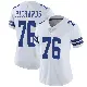 ＃76 Women's Asim Richards White Limited Dallas Cowboys Vapor Untouchable Jersey
