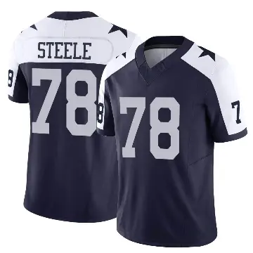 ＃78 Men's Terence Steele Navy Limited Dallas Cowboys Alternate Vapor F.U.S.E. Jersey