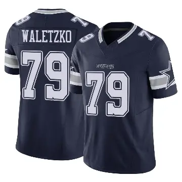 ＃79 Men's Matt Waletzko Navy Limited Dallas Cowboys Vapor F.U.S.E. Jersey