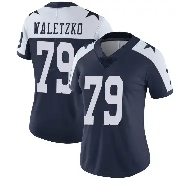 ＃79 Women's Matt Waletzko Navy Limited Dallas Cowboys Alternate Vapor Untouchable Jersey