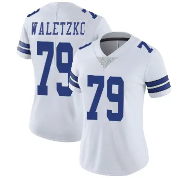 ＃79 Women's Matt Waletzko White Limited Dallas Cowboys Vapor Untouchable Jersey