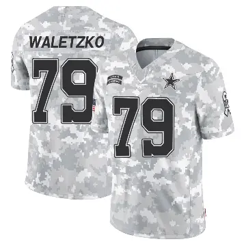 ＃79 Youth Matt Waletzko Arctic Camo Limited Dallas Cowboys 2024 Salute to Service Jersey